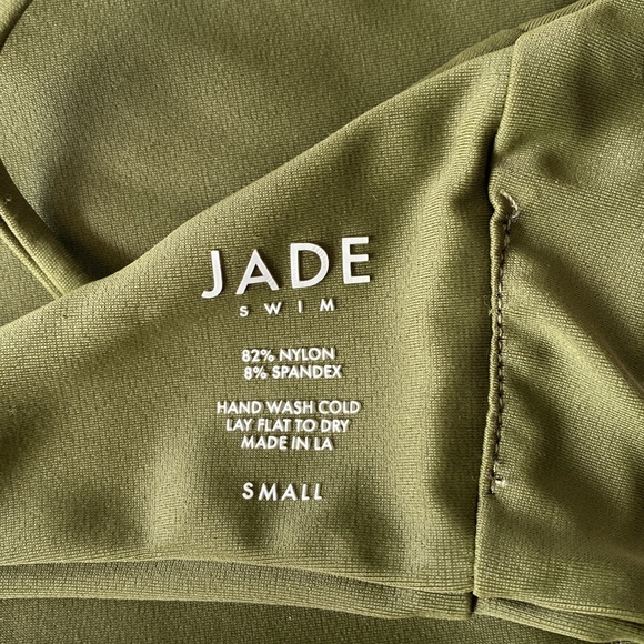 JADE Swim Womens Bandeau Asymmetrical Bikini Swim Top - Picture 7 of 13